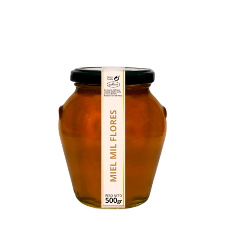 miel mil flores dquercus todoelrato tarro 500gr